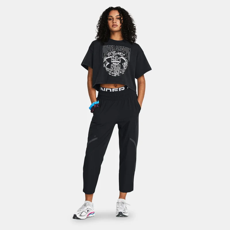 Under Armour Black Women's Unstoppable Ankle Pants for Women | Best Price UAE